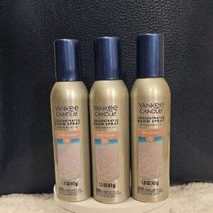 NWT Yankee Candle Pink Sands Concentrated Room Spray Bundle of THREE.